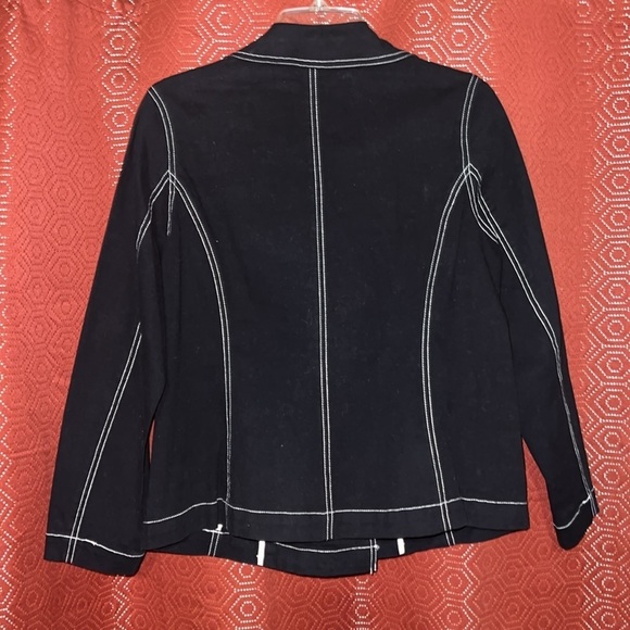 Susan Bristol Black Jacket M - Picture 2 of 9